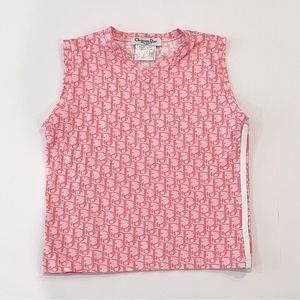 RARE! Dior y2k monogram tank top